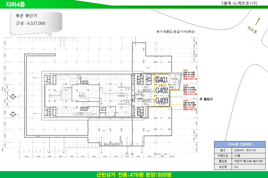 GL메트로시티 배치도 3